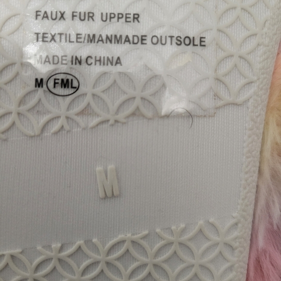 Jellypop Multicolor Fuzzy Slippers - Picture 3 of 4